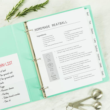 Avery 8-Tab Binder Dividers, Write & Erase White Big Tabs, 1 Set (23078)